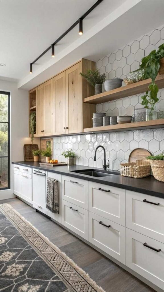 Apply Peel and Stick Tile to the Backsplash