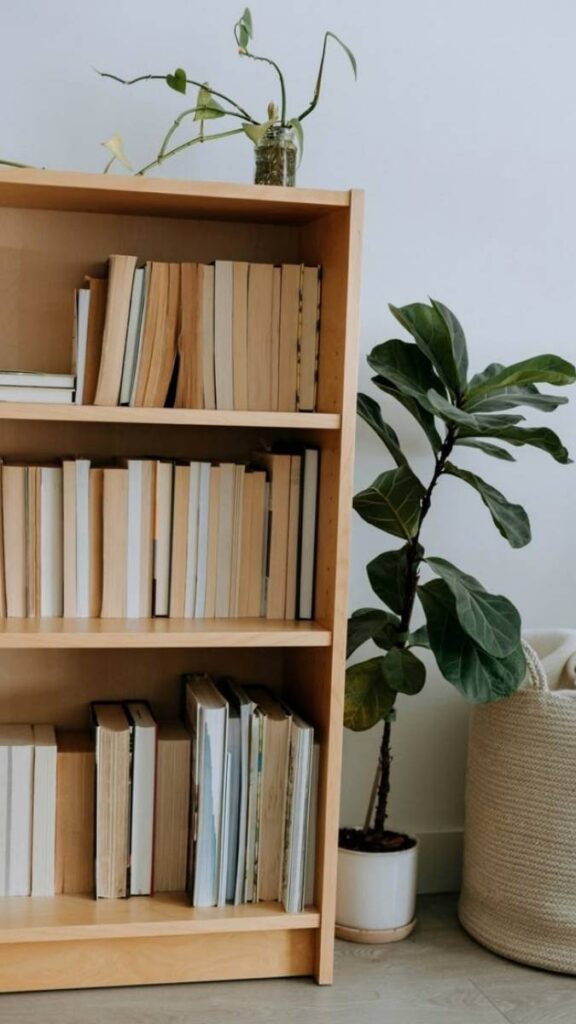 Kinfolk Style Stacked Books and Objects on the Floor