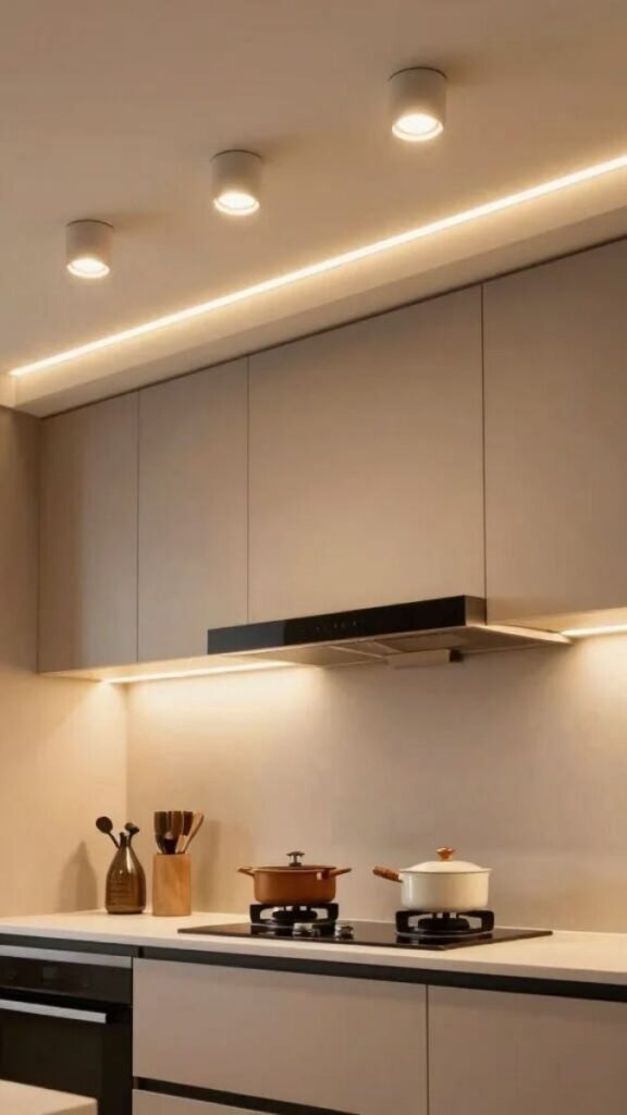 Battery Operated Puck Lights Inside Deep Cabinets