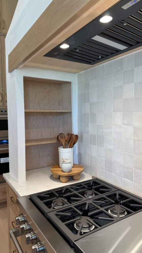 Built In Spice Niche Beside the Hob