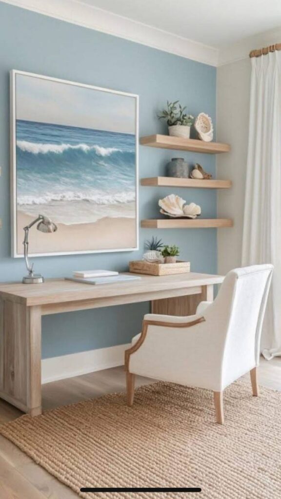 Coastal Blue as an Accent Not a Dominant Color