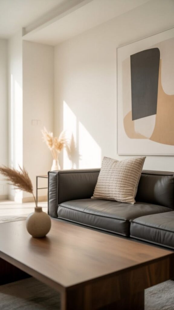 16+ Home Decor Ideas That Actually Work in Real Rooms 10 Create a Gallery Wall with Consistent Framing
