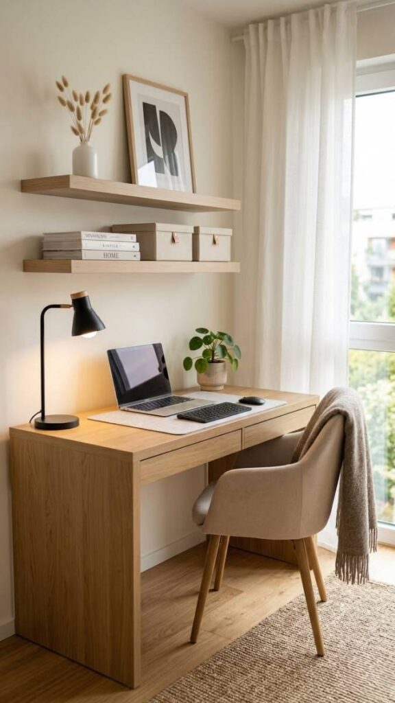 Designate a Work From Home Zone That Can Visually "Close" After Hours