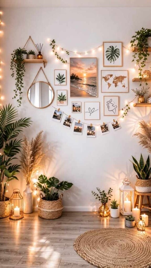 15+ DIY Aesthetic Decor Ideas That Actually Look Good in Real Homes 3 DIY Linen Wall Hanging with Driftwood Rod
