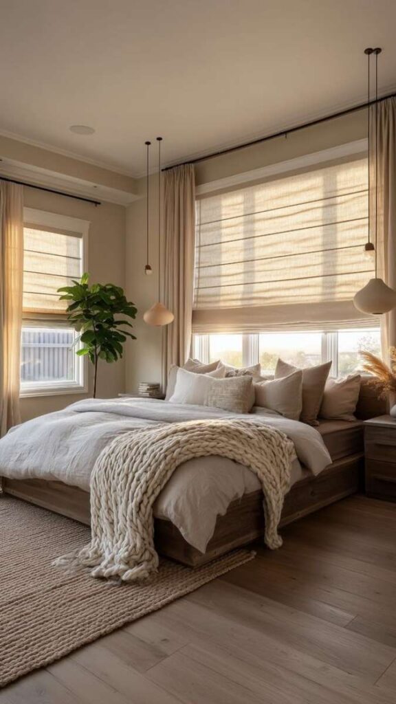 DIY Linen Roman Shades for Softer Window Light