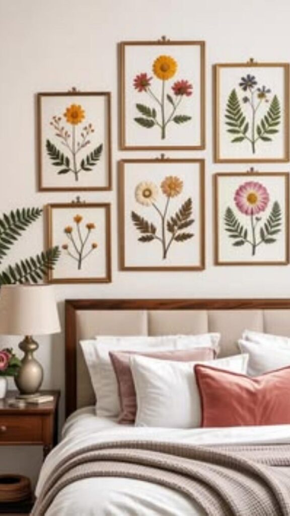 15+ DIY Aesthetic Decor Ideas That Actually Look Good in Real Homes 7 Dried Botanical Frames Made at Home