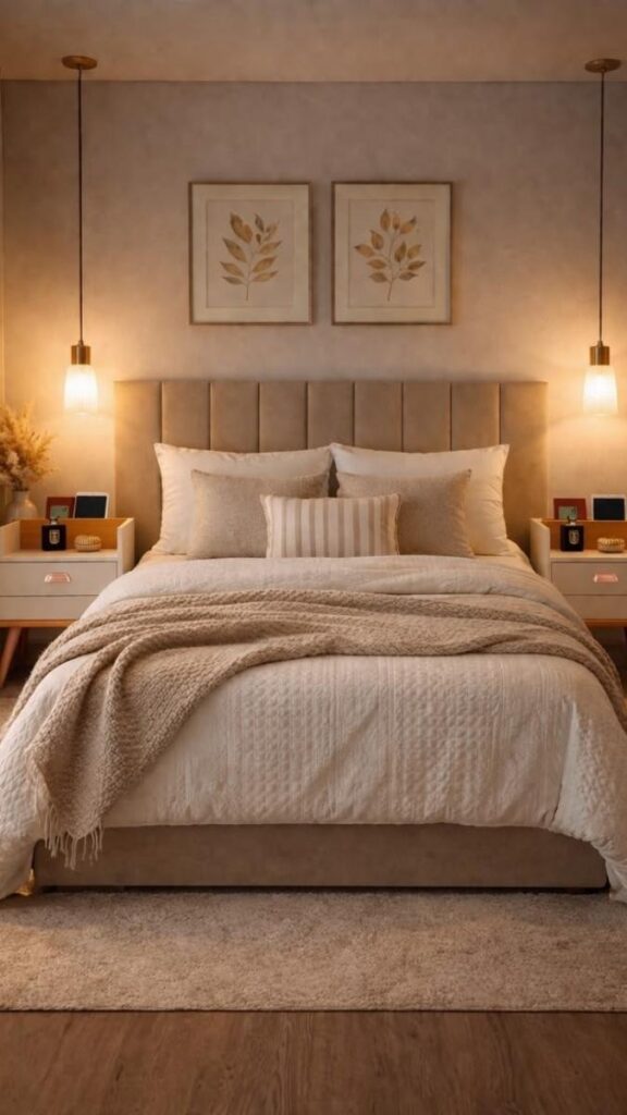 Fabric Headboard Budget Alternative to Buying New Furniture
