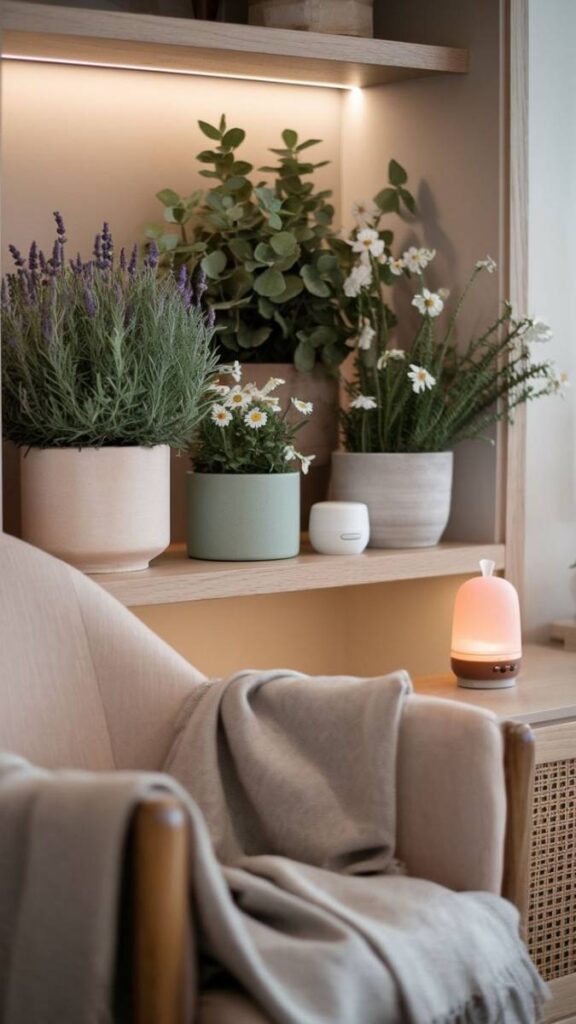 Indoor Plants Used Sparingly and Purposefully