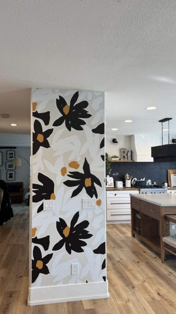Install Removable Wallpaper as an Accent Wall