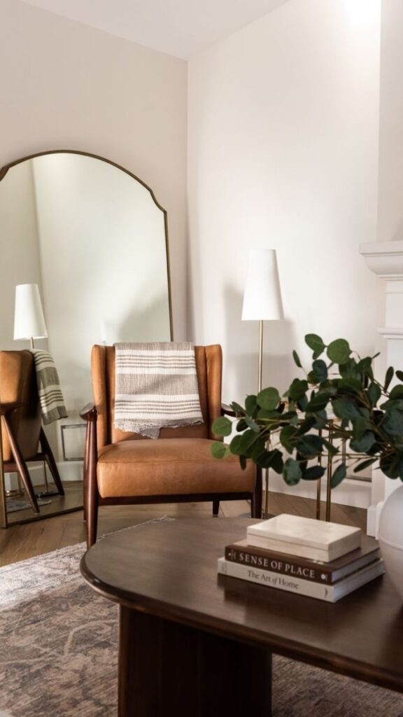 Layered Neutral Palette With a Single Warm Accent