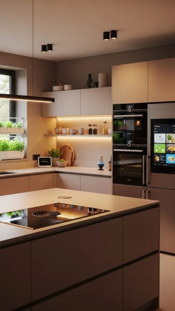 Matte Black Hardware as a Grounding Element