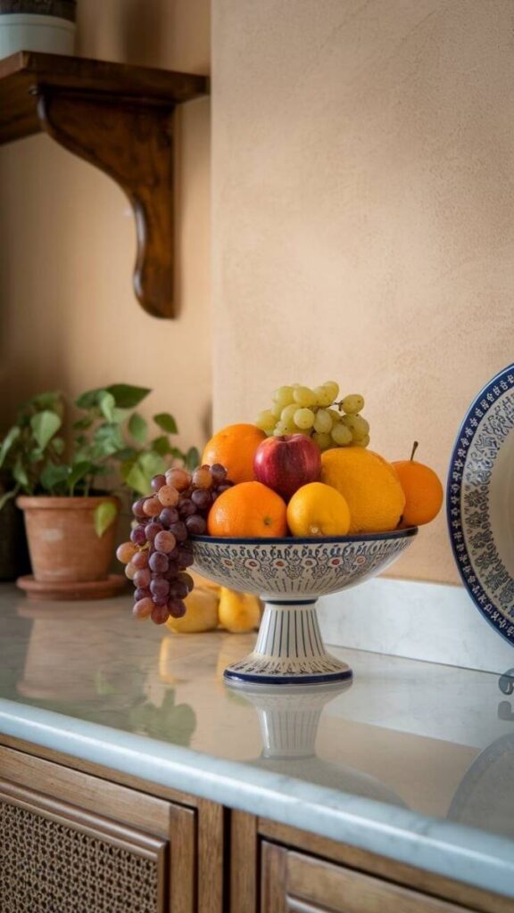 Set Up a Dedicated Fruit Bowl Zone with Vertical Height