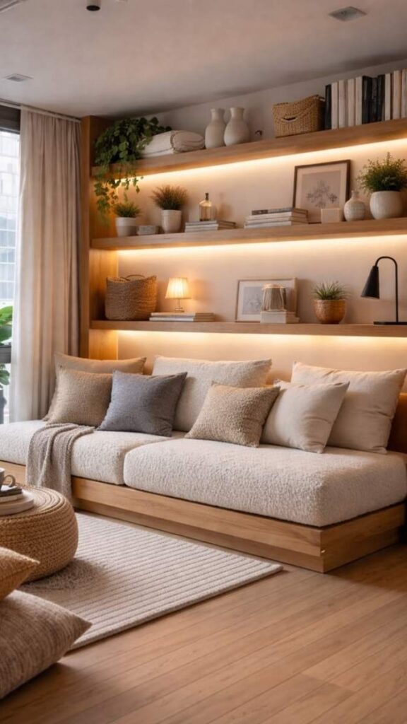 Sofa With Built In Drawer Base