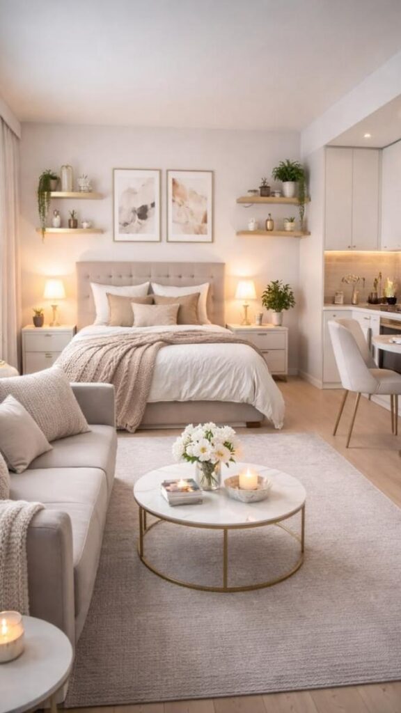 16+ Home Decor Ideas That Actually Work in Real Rooms 8 Use Multifunctional Furniture in Studio or Small Apartments