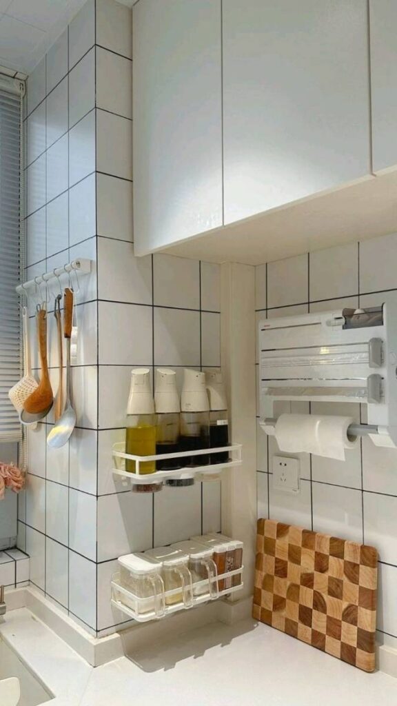 Store Plastic Wrap and Foil in a Wall Mounted Organizer