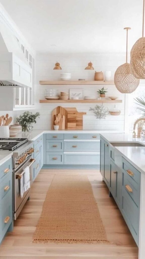 Warm White and Charcoal With Handmade Ceramic Accents