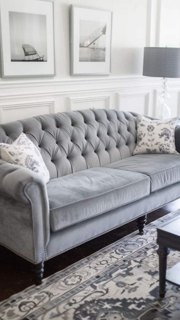 A Chesterfield Sofa for Architecture and Texture
