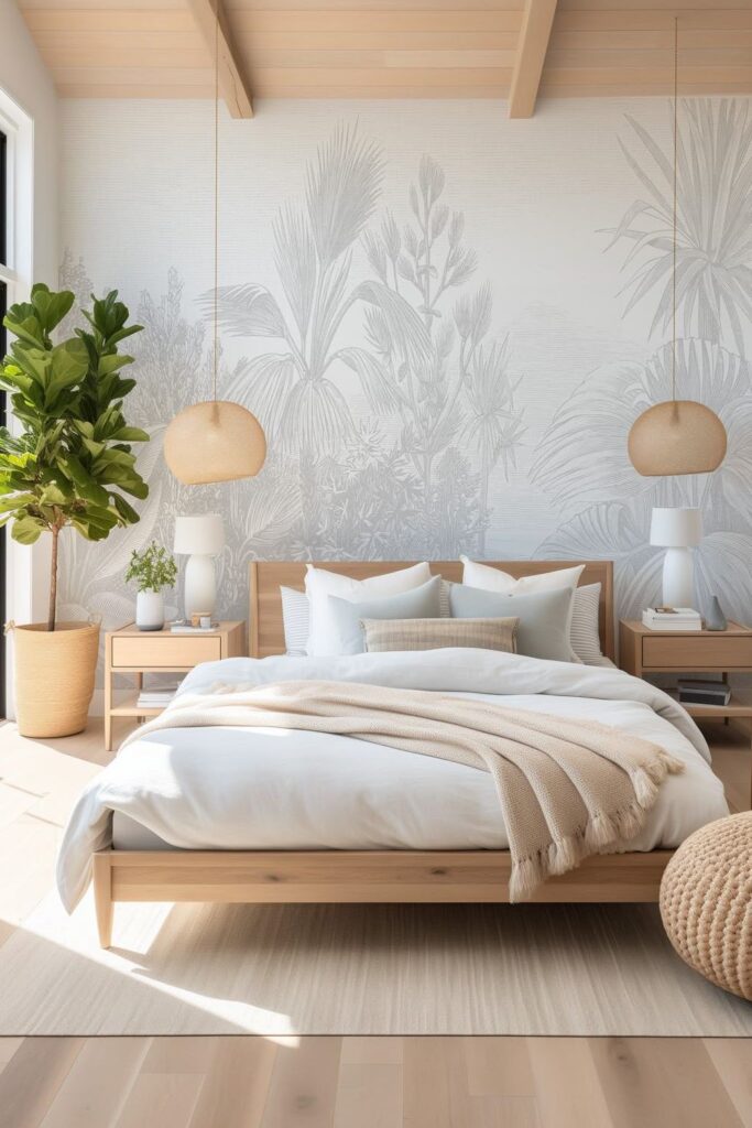 Accent Wall Designs Using Wallpaper and Murals