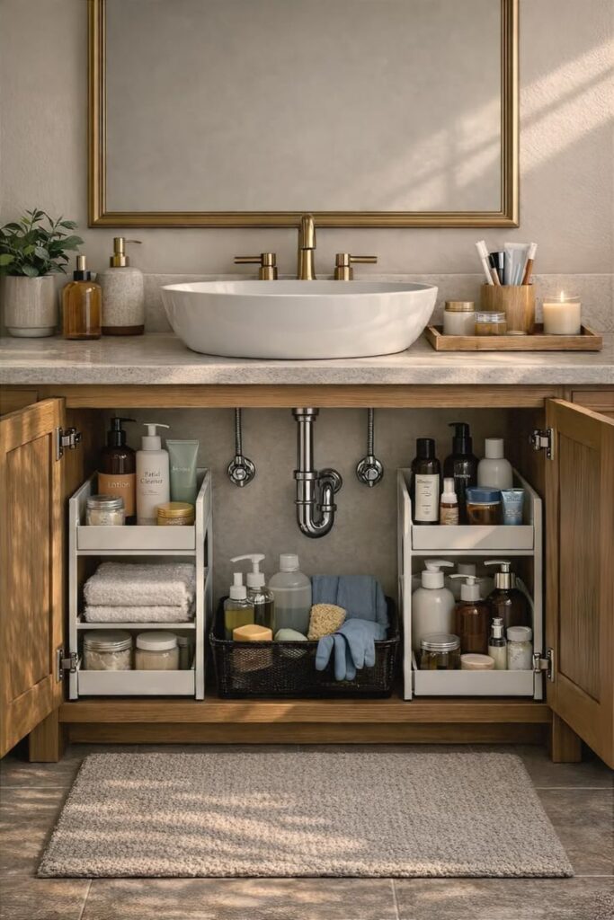 Bathroom Under Sink Storage Ideas