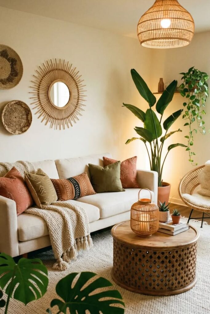 31+ Boho Living Room Ideas to Create a Cozy, Stylish Space 11 Budget-Friendly Boho Living Room Ideas