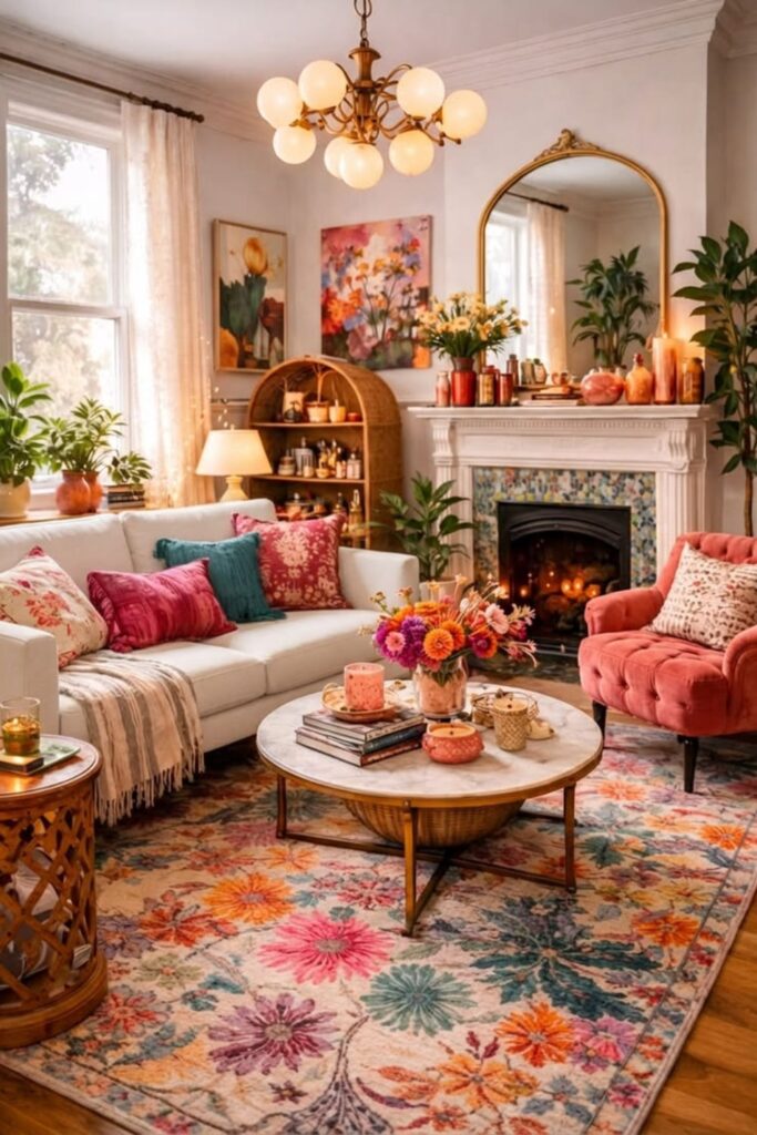 25+ Apartment Living Room Ideas to Make Any Small Space Feel Bigger 6 Color and Pattern Ideas for Apartment Living Rooms