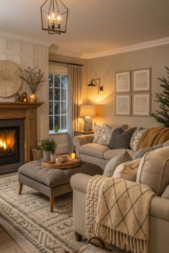 Cozy Living Room Furniture Layout Ideas