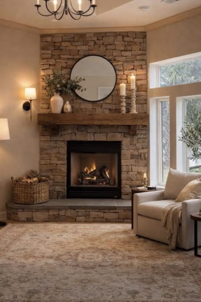 Farmhouse Fireplace Ideas for a Cozy Focal Point