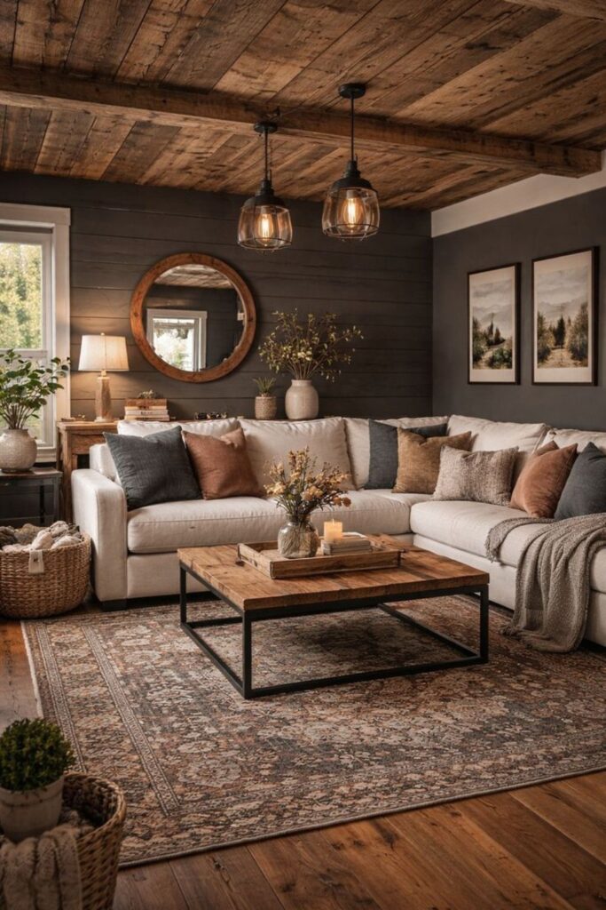 Farmhouse Living Room Layout Ideas