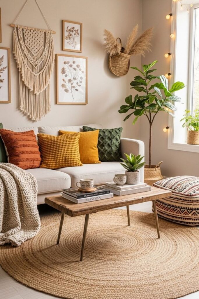 31+ Boho Living Room Ideas to Create a Cozy, Stylish Space 5 Fill the Room With Plants and Greenery