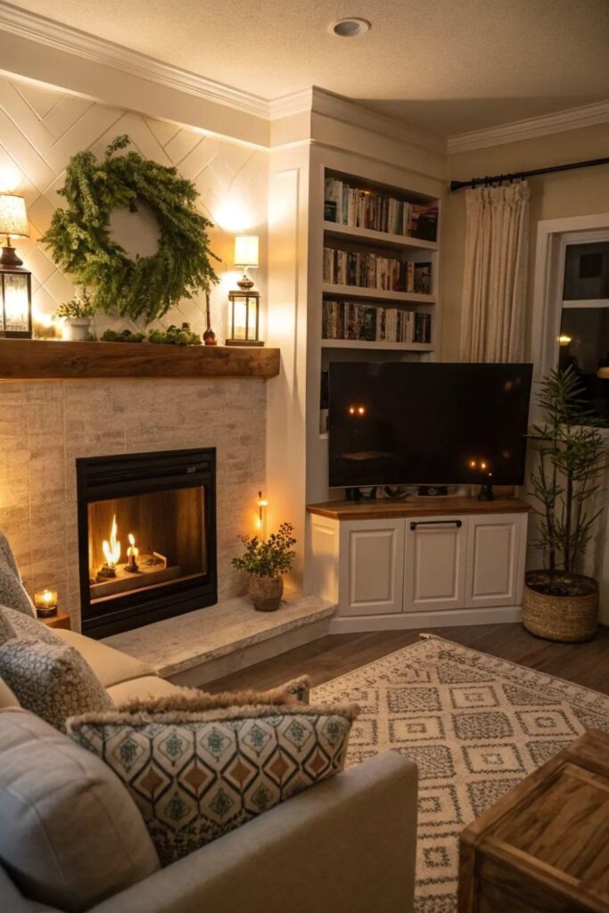 Fireplace Wall Decor Ideas for Living Rooms