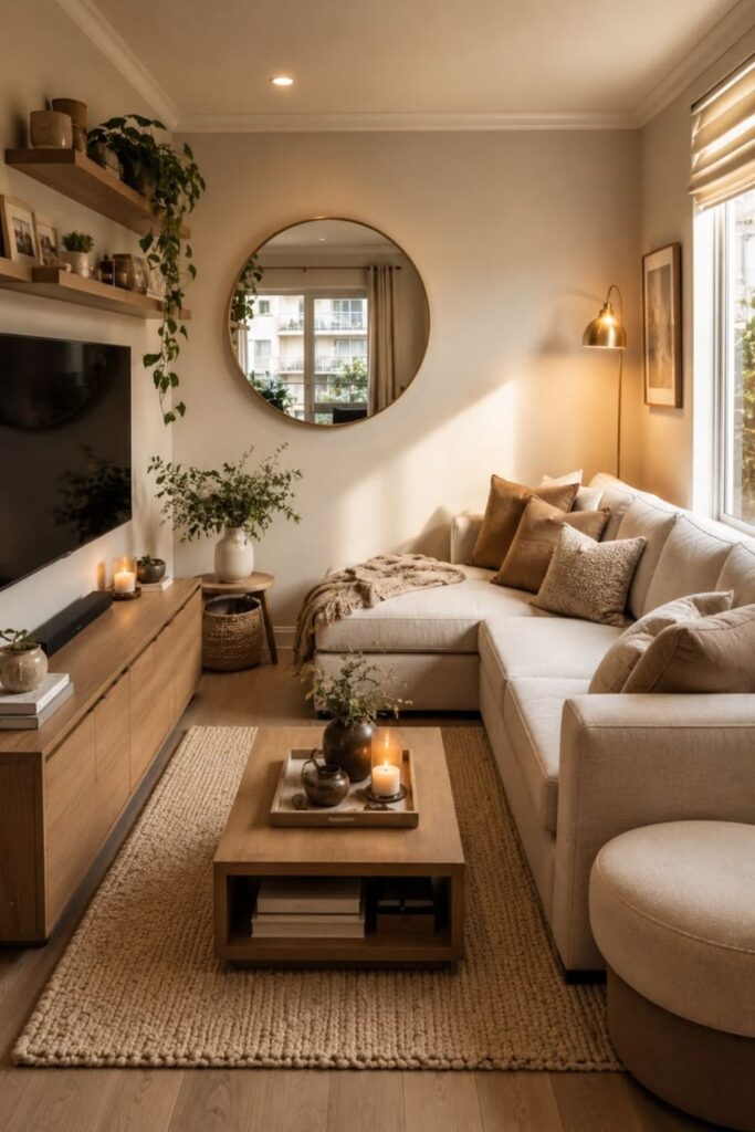 How to Decorate a Small Living Room With a TV