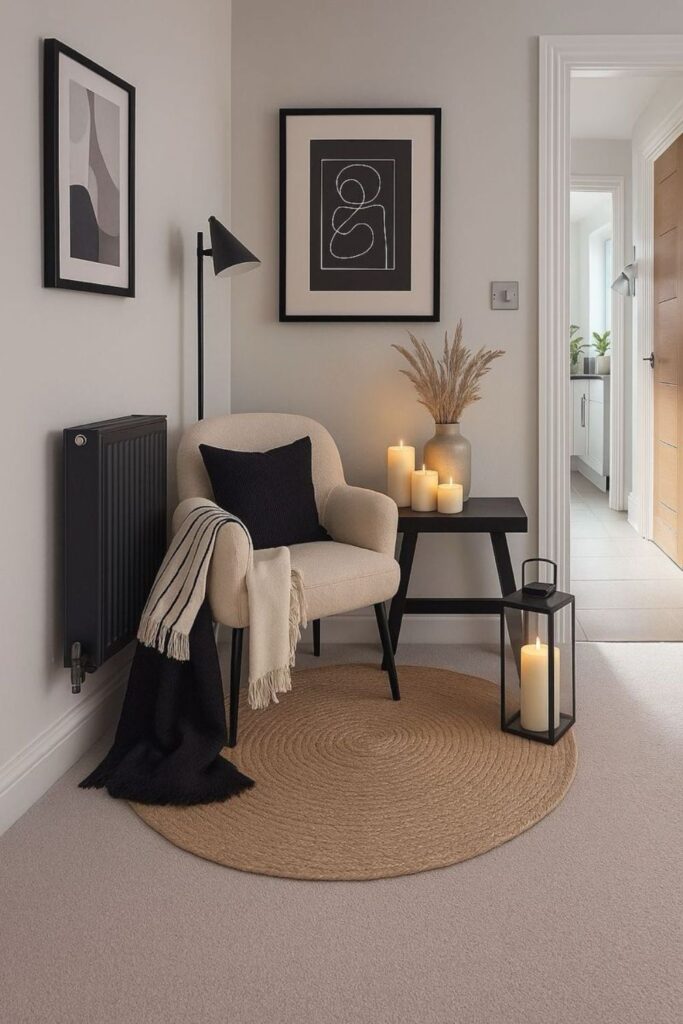 How to Decorate Empty Corners in an Awkward Living Room