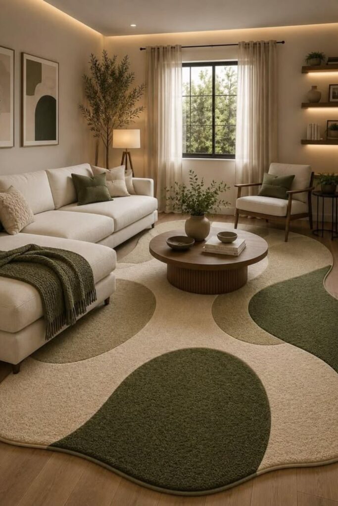 Irregular Shaped Living Room Ideas