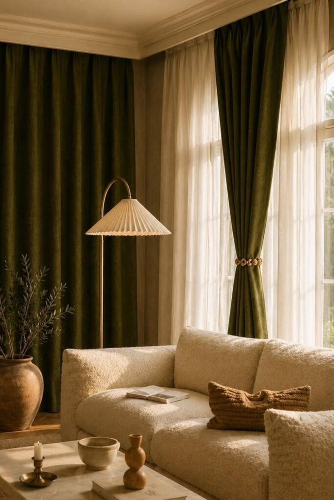 Layered Curtain Ideas for Depth and Privacy