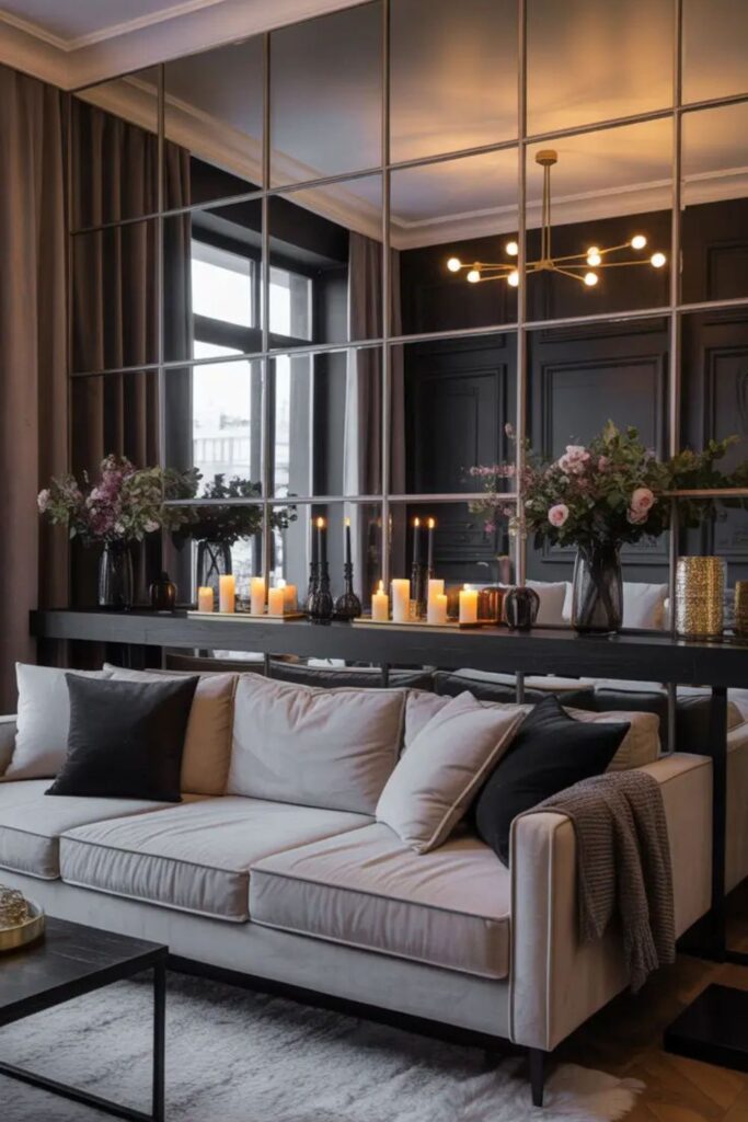 Mirror Wall Decor Ideas to Make Rooms Look Bigger