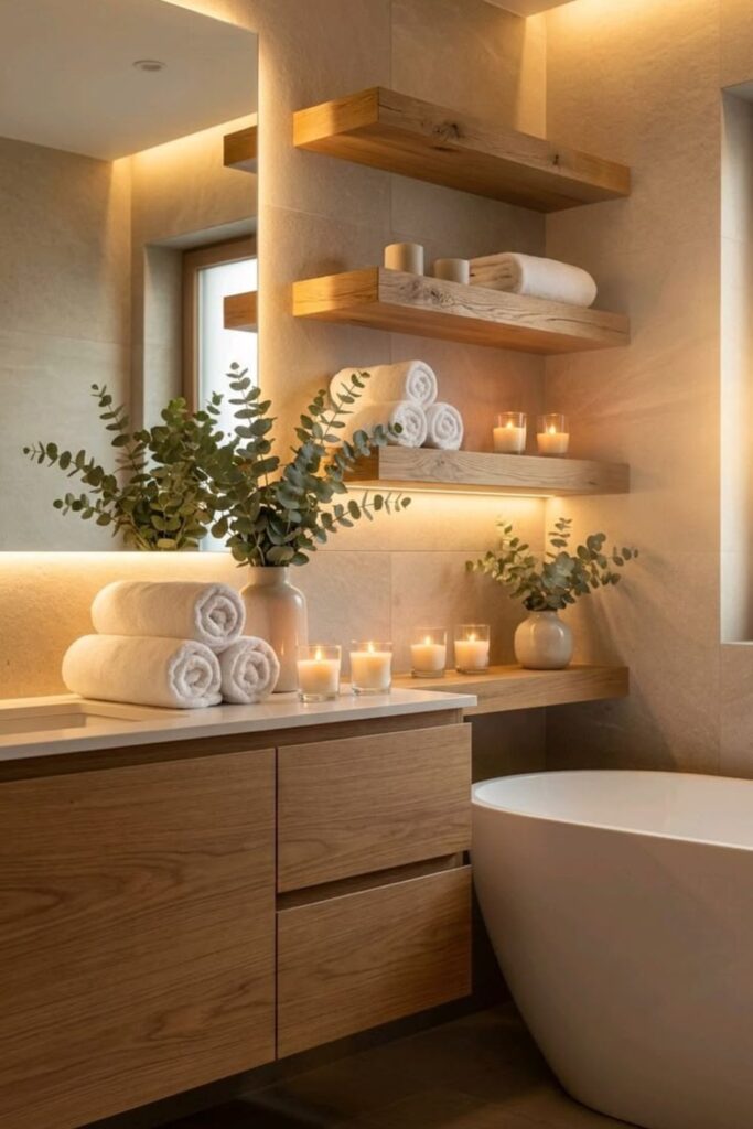 61+ Modern Bathroom Ideas To Create A Stylish Spa Like Retreat 8 Modern Bathroom Storage Ideas