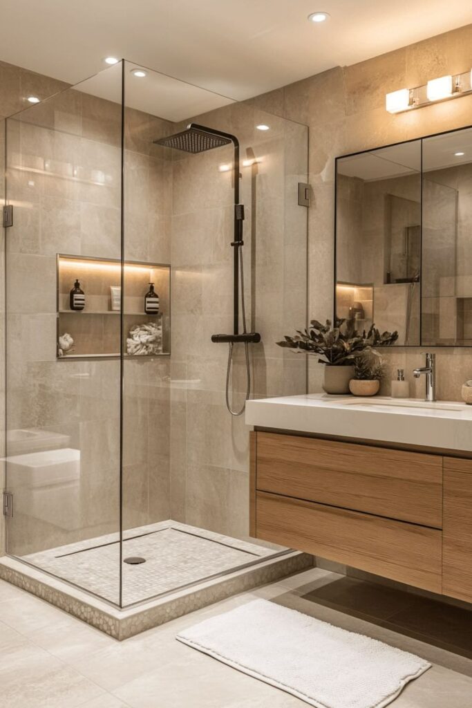 61+ Modern Bathroom Ideas To Create A Stylish Spa Like Retreat 5 Modern Shower Ideas
