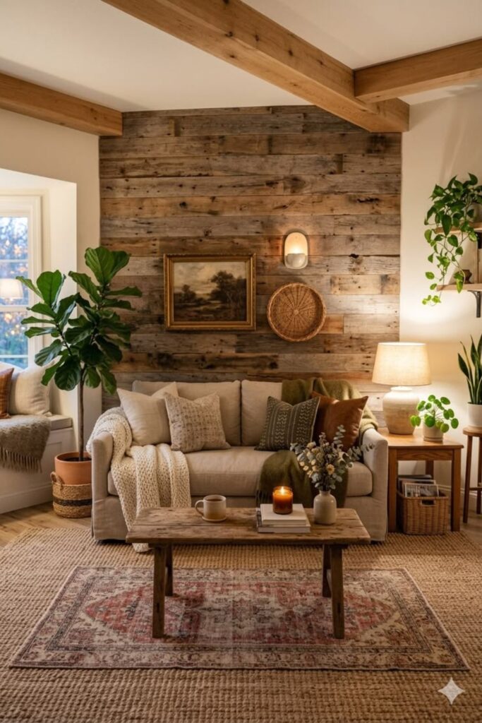 Rustic Farmhouse Living Room Ideas