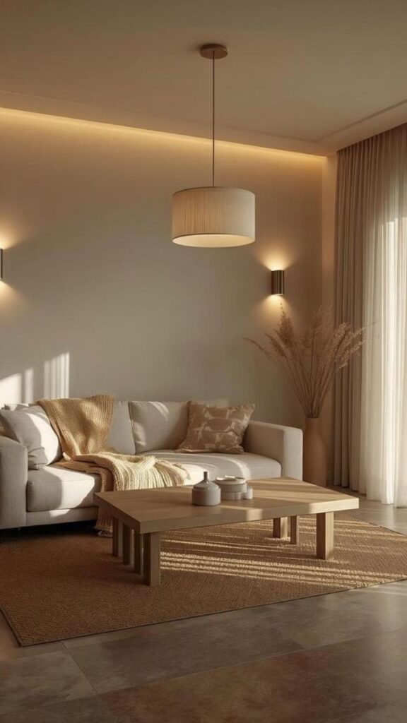 Smart Lighting Setup with Warm Bias