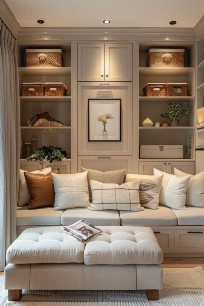 Best Living Room Ideas 2025: Modern Design Trends & Decor Inspiration 7 Smart Storage & Functional Furniture Ideas
