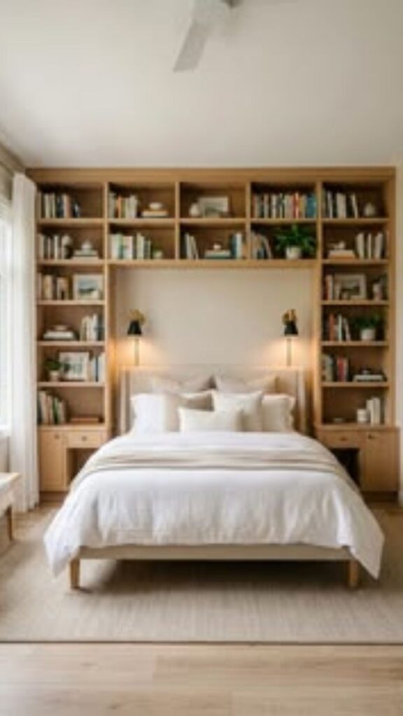 The Books helvesas Headboard Wall