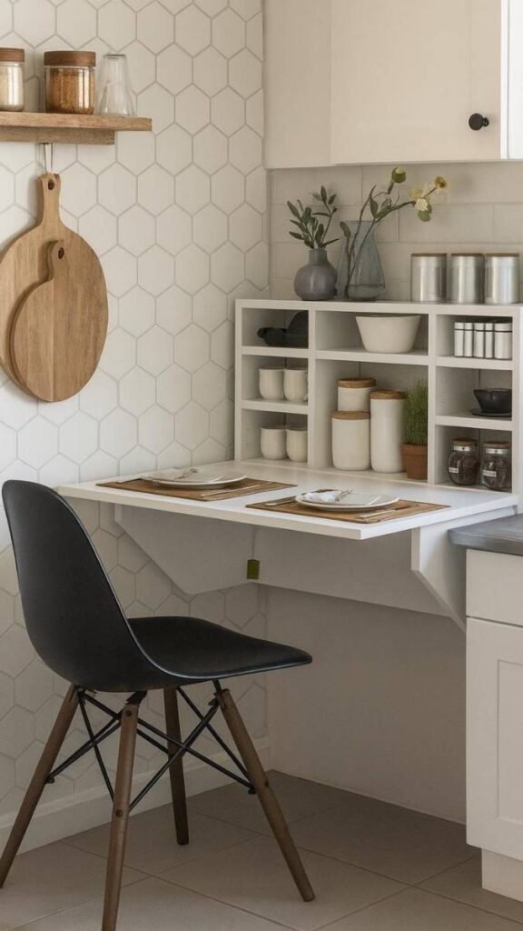 Use a Drop Leaf or Expandable Table for Small Kitchens or Dining Areas