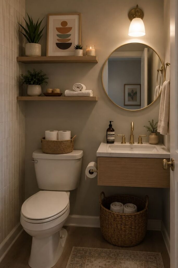 Bathroom Shelf Ideas: 45 Creative Storage & Shelving Ideas 5 Bathroom Shelf Styling Ideas
