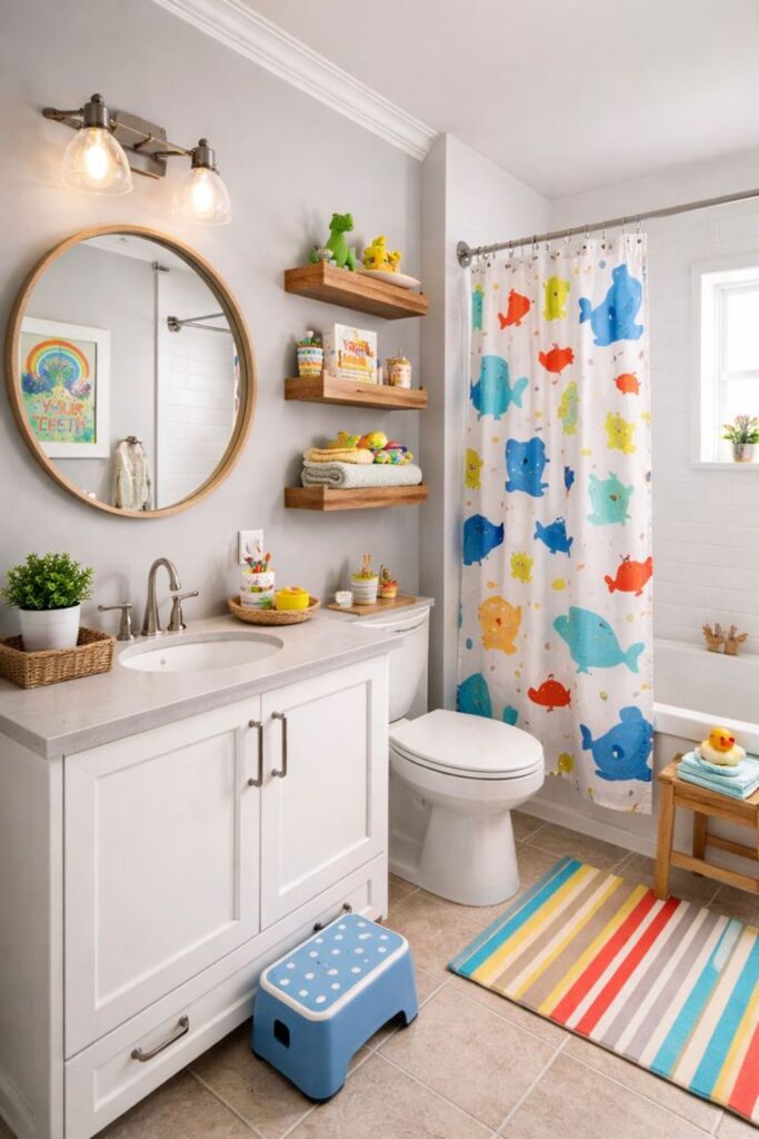 Bathroom Storage Ideas for Kids