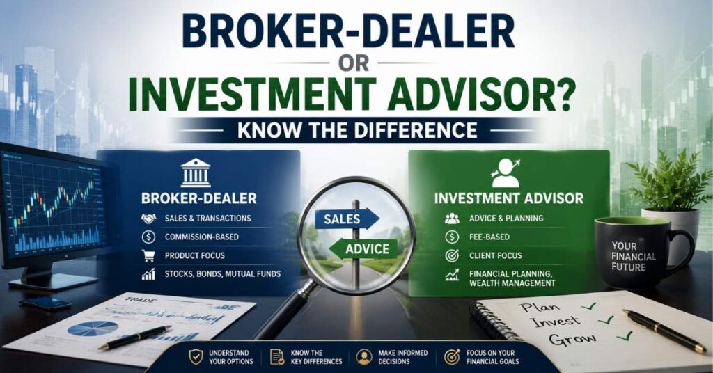 Broker-Dealer or Investment Advisor? Know the Difference