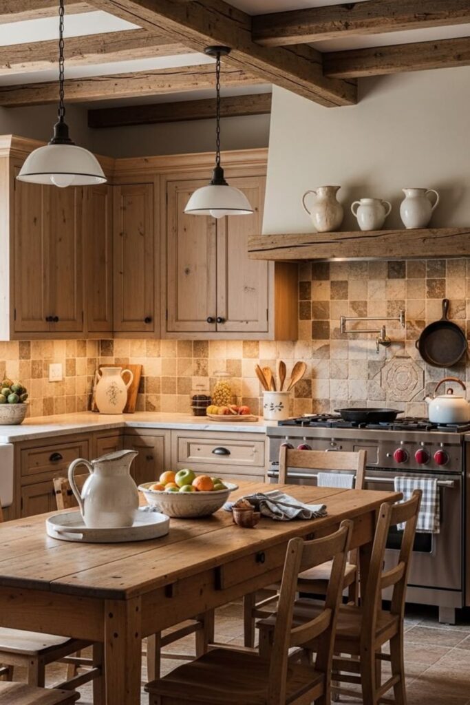 Best Farmhouse Kitchen Decor: 39 Modern & Rustic Ideas for a Cozy Home 5 Country Rustic Farmhouse Kitchen Ideas