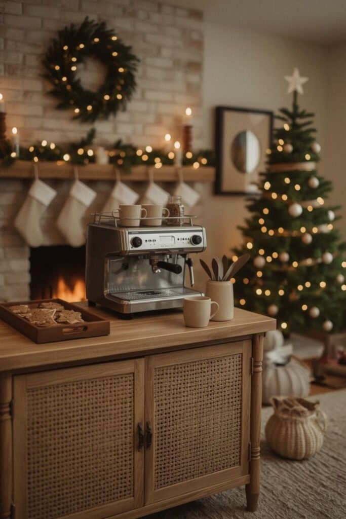 Create a Christmas Coffee Bar or Hot Cocoa Station