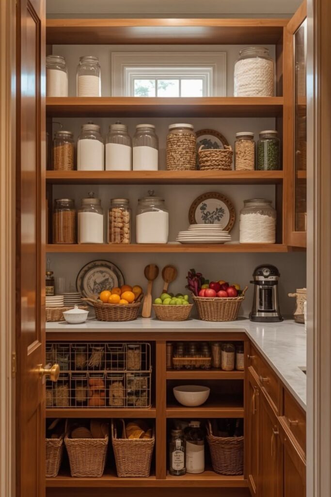 Decorate Kitchen Cabinets, Shelves & Pantry