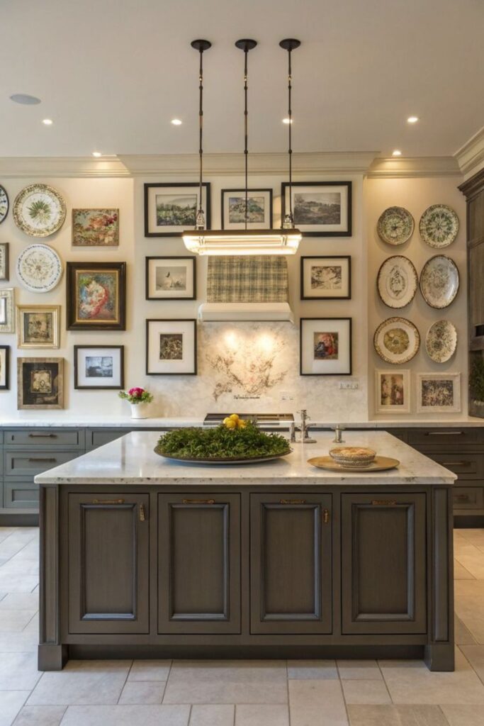 34+ Best Kitchen Wall Decor Ideas for a Stylish & Functional Kitchen 5 Decorative Plates & Dinnerware Displays