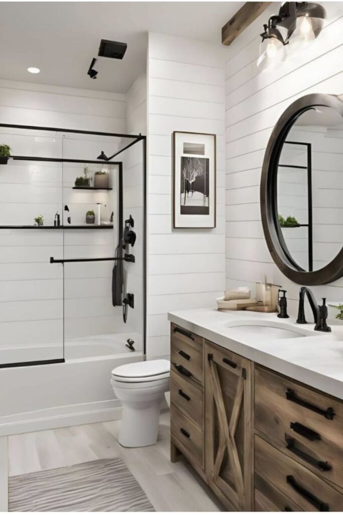 Farmhouse Bathroom Ideas: 35 Beautiful Designs for Every Home & Budget 6 Farmhouse Bathroom Remodel Ideas